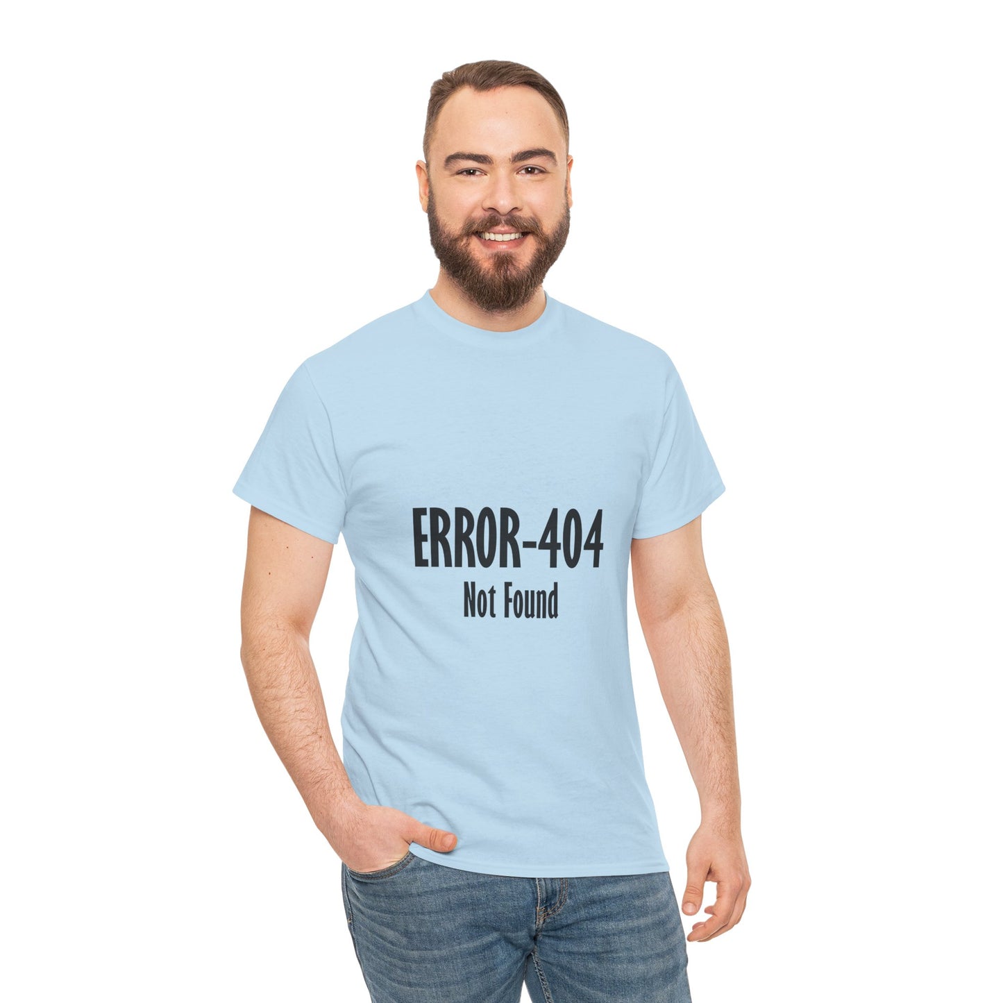 Error 404 Tee, Graphic T-Shirt, Computer Programmer Gift, Funny Coding Shirt, IT Tech Top