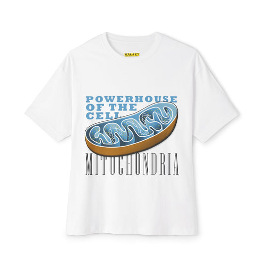 Powerhouse of the Cell Mitochondria Tee - Unisex Oversized Boxy T-Shirt, Science Gift, Biology Shirt, Fun Teacher Apparel, Casual Wear