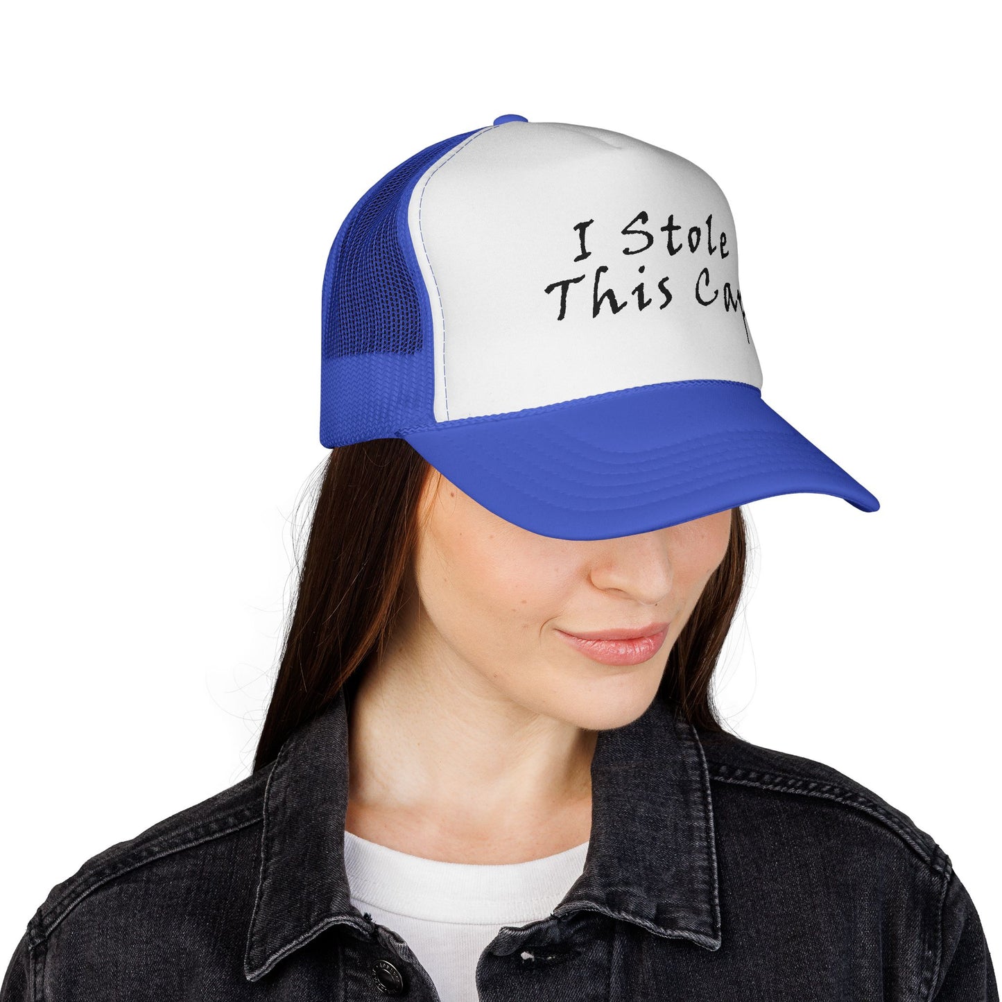 Funny Trucker Cap - I Stole This Cap, Unique Gift for Hat Lovers, Casual Style Cap, Outdoor Accessory, Humorous Fashion