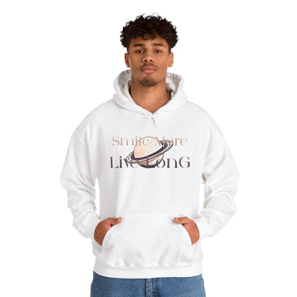 Cosmic Inspiration Hoodie - Live Long, Unisex Heavy Blend Sweatshirt, Comfortable Gift for Space Lovers, Motivational Apparel, Perfect [...]
