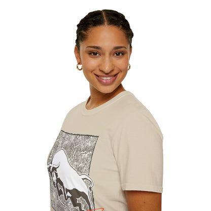 Dreaming Bull Unisex T-Shirt | Trendy Graphic Tee for Casual Style, Gifts, Milestone Celebrations, Everyday Wear