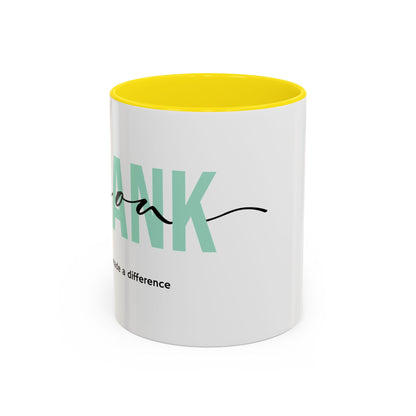 Thank You Coffee Mug ,Appreciation Gift Cup, Grateful Message Mug , Employee, Teacher, Friend, Boss Thank You Gift , Positive Vibes