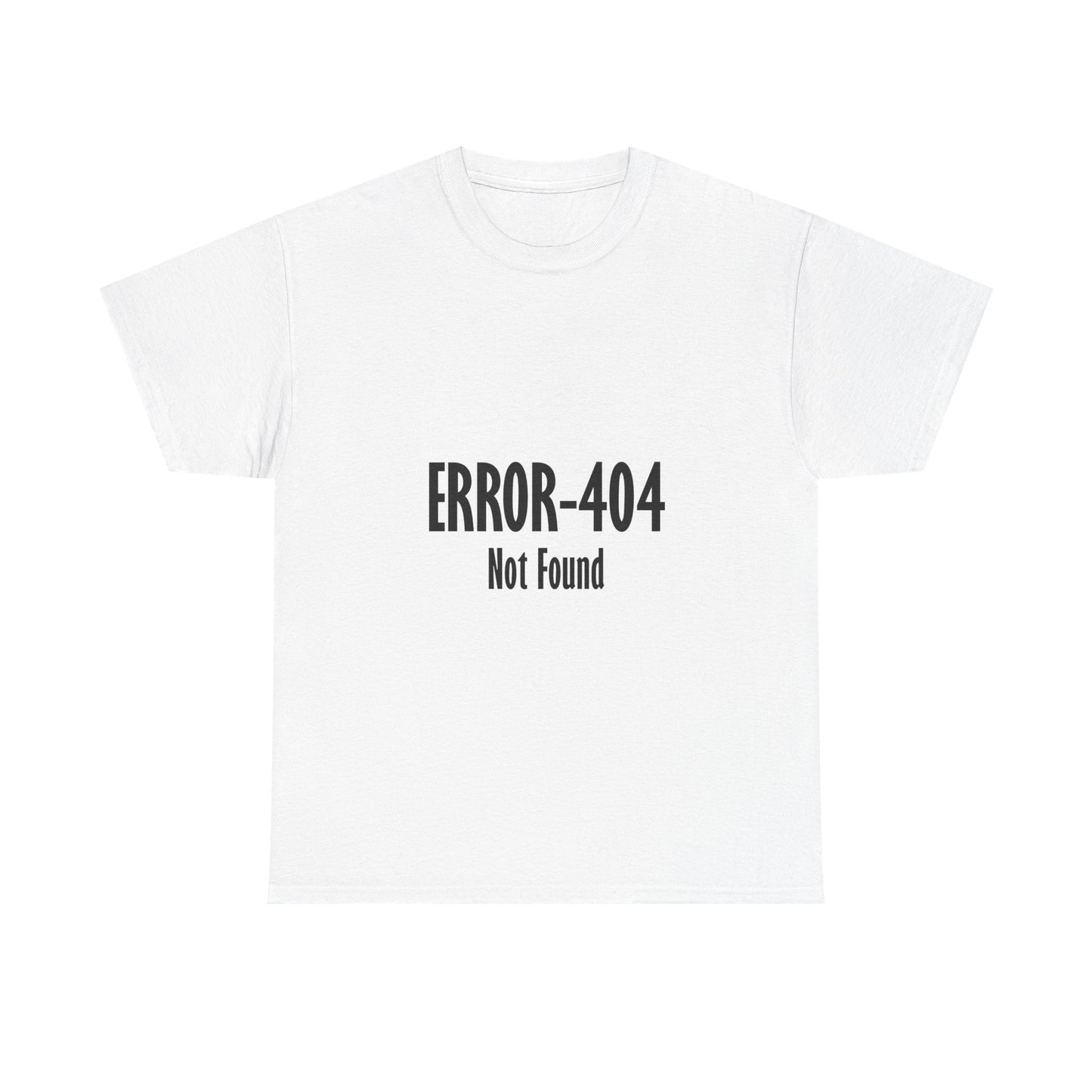 Error 404 Tee, Graphic T-Shirt, Computer Programmer Gift, Funny Coding Shirt, IT Tech Top