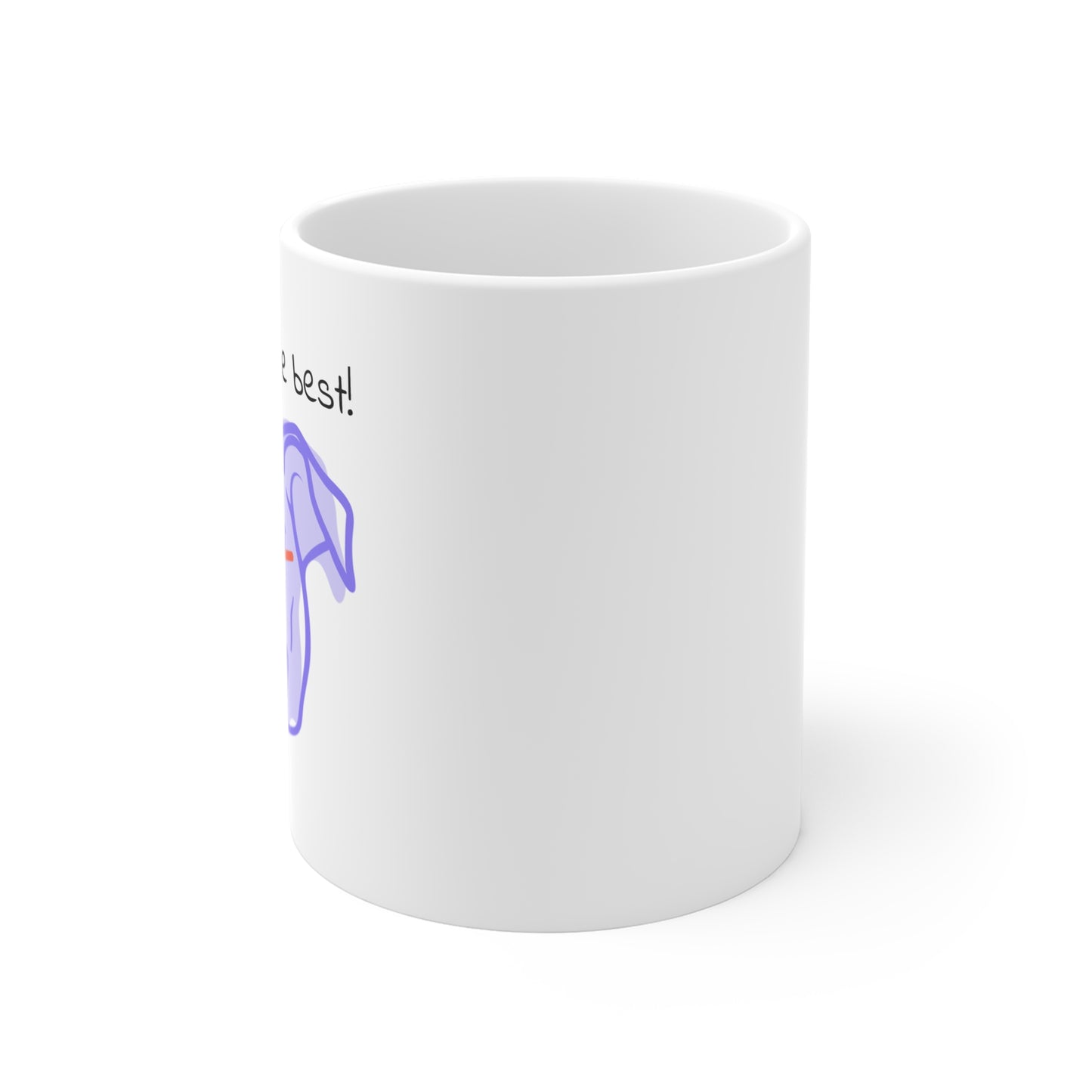 Pawsitively the Best Mug, Funny Dog Lover Gift, Cute Pet Owner Coffee Cup, Dog Mom Dad Present, Animal Pun Mug for Dog Lovers