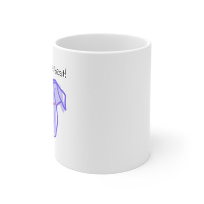 Pawsitively the Best Mug, Funny Dog Lover Gift, Cute Pet Owner Coffee Cup, Dog Mom Dad Present, Animal Pun Mug for Dog Lovers
