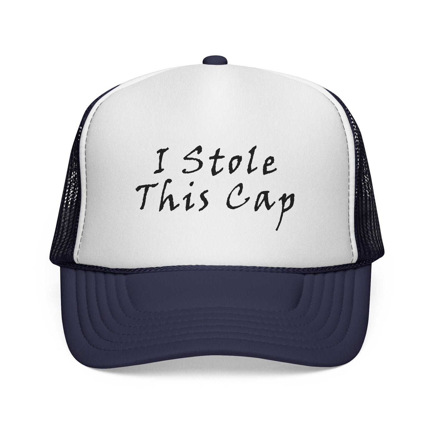 Funny Trucker Cap - I Stole This Cap, Unique Gift for Hat Lovers, Casual Style Cap, Outdoor Accessory, Humorous Fashion