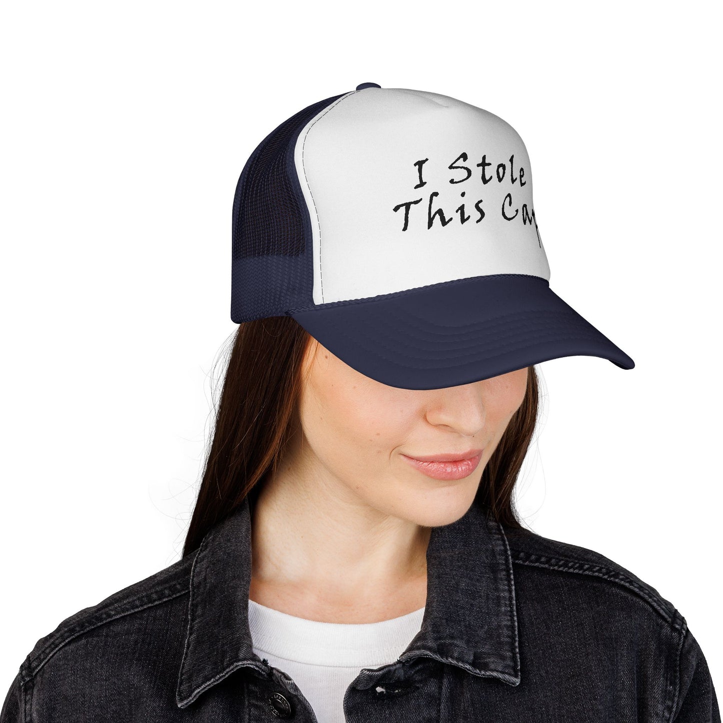 Funny Trucker Cap - I Stole This Cap, Unique Gift for Hat Lovers, Casual Style Cap, Outdoor Accessory, Humorous Fashion