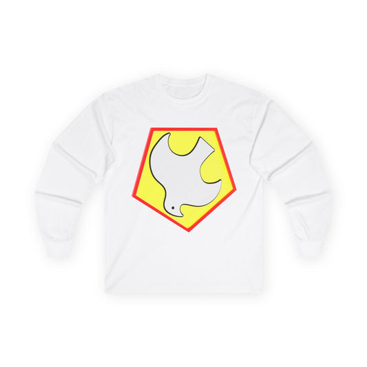 Dove Long Sleeve Peacemaker Tee, Unisex Spiritual Shirt, Peacemaker Gift, Casual Wear for Activists, Inspirational Apparel