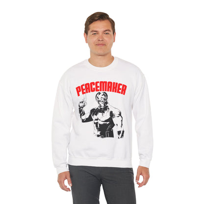 Peacemaker Crewneck Sweatshirt, Unisex Sweatshirt, Casual Sweatshirt, Graphic Sweater, Gift for Him, Gift for Her, Cozy Wear